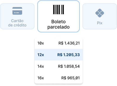 Parcelamento no boleto